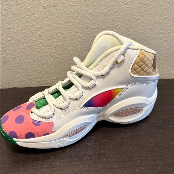 NEW Reebok Question Mid Hasbro Candy Land Basketball Shoes M7/W8.5 - Picture 8 of 15
